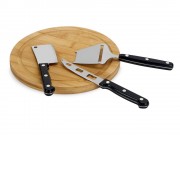 Набор для сыра с приборами Fabrizio, черный