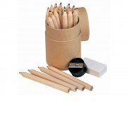 Набор из 24 карандашей с точилкой и ластиком