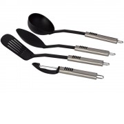 Набор кухонных предметов со стальными ручками Paul Bocuse из 4 предметов, черный (Р)