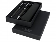 Подарочный набор ручек Carbon, черный