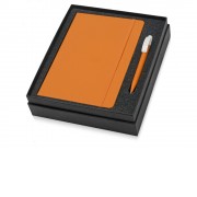 Подарочный набор Uma Vision с ручкой и блокнотом А5, оранжевый