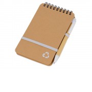 Набор канцелярский с блокнотом и ручкой Masai, белый