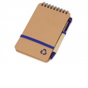 Набор канцелярский с блокнотом и ручкой Masai, синий