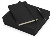 Подарочный набор Moleskine Hemingway с блокнотом А5 и ручкой, черный