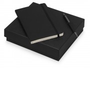 Подарочный набор Moleskine Van Gogh с блокнотом А5 Soft и ручкой, черный