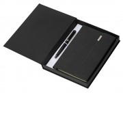 Подарочный набор Tactical Dark: блокнот А5, ручка роллер