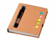 Набор стикеров Expose с ручкой и блокнотом А7, натуральный