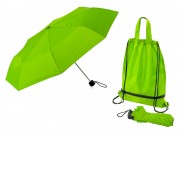 Зонт Picau из переработанного пластика в сумочке, зеленое яблоко