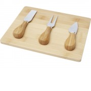 Ement Бамбуковая доска для сыра и инструменты, natural