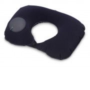 Подушка под шею с помпой Push, синий