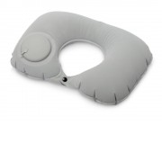 Подушка под шею с помпой Push, серый