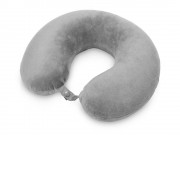 Подушка Basic из микрофибры с эффектом памяти U-shape, серый