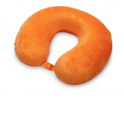 Подушка Basic из микрофибры с эффектом памяти U-shape, оранжевый NEW