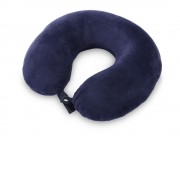 Подушка Basic из микрофибры с эффектом памяти U-shape, синий