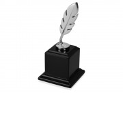 Награда Перо, серебристый/черный