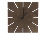 Часы деревянные Olafur квадратные, 28 см, шоколадный