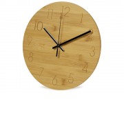 Настенные часы из бамбука Celeste, 8 мм, натуральный