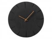 Часы деревянные Helga, 28 см, черный