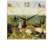 Часы настенные Моне. Сад в Сент-Андрес, зеленый