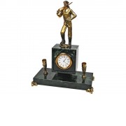 Настольный прибор Шахтер, золотистый/зеленый