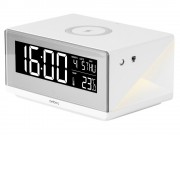 Часы с беспроводным зарядным устройством Rombica Timebox 2, белый
