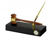 Настольный прибор Финансовый директор, коричневый/золотистый (Р)