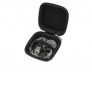 Набор с наушниками и зарядным кабелем 3-в-1 In motion, серый