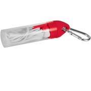 Наушники Earbuds, красный