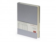 Ежедневник недатированный А5 Megapolis, серебристый