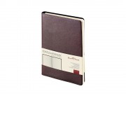Ежедневник А5 недатированный Milano, коричневый