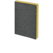 Ежедневник недатированный А5 Megapolis Nebraska Flex, серый с золотым обрезом