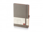 Ежедневник А5 недатированный Monaco, серый
