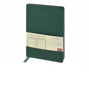 Ежедневник недатированный А5 Megapolis Nappa Flex, зеленый