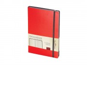 Ежедневник А5 недатированный Megapolis Soft, красный