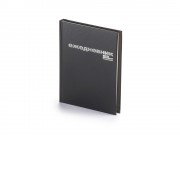 Ежедневник А6 недатированный Бумвинил, черный