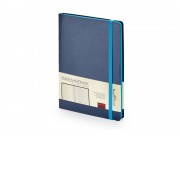 Ежедневник А5 недатированный Megapolis Soft, синий
