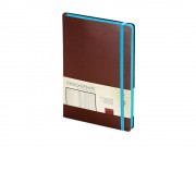 Ежедневник А5 недатированный Megapolis Soft, коричневый