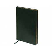 Ежедневник недатированный А5 Megapolis Nebraska, зеленый с золотым обрезом