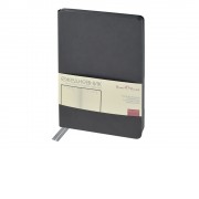Ежедневник недатированный А5 Megapolis Nappa Flex, графитовый серый