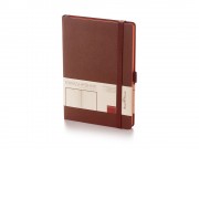 Ежедневник А5 недатированный Monaco, коричневый