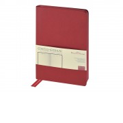 Ежедневник недатированный А5 Megapolis Nappa Flex, бордовый