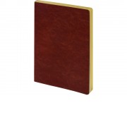 Ежедневник недатированный А5 Megapolis Nebraska Flex, коричневый с золотым обрезом