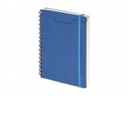 Ежедневник недатированный на гребне А5 Pragmatic, синий