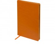 Ежедневник недатированный А5 Megapolis Nebraska, оранжевый с золотым обрезом