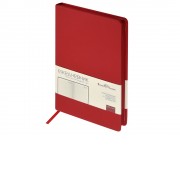 Ежедневник А5 Megapolis Color soft-touch, красный