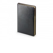 Ежедневник недатированный А4 Sidney Nebraska, черный (золотой обрез)