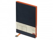 Ежедневник А5 недатированный Mercury, темно-синий Navy