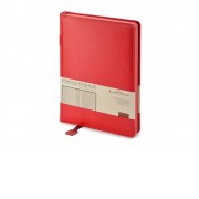 Ежедневник А5 недатированный Polo, красный