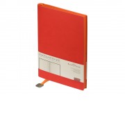 Ежедневник А5 недатированный Mercury, красный