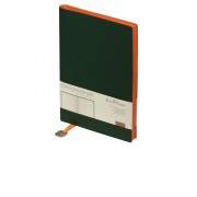 Ежедневник А5 недатированный Mercury, зеленый